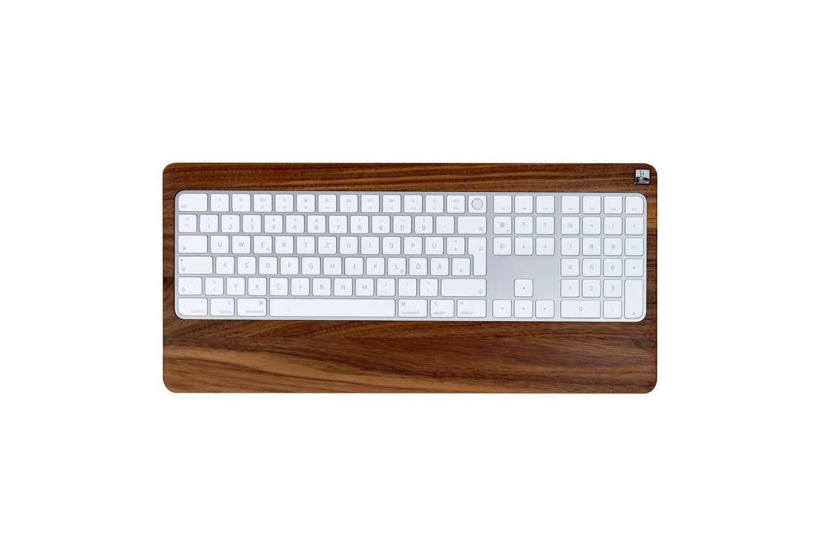 Numeric MonoTray 2021 - Halterung für Apple Magic Keyboard mit Touch ID und Ziffernblock aus Massivholz - WOODYS