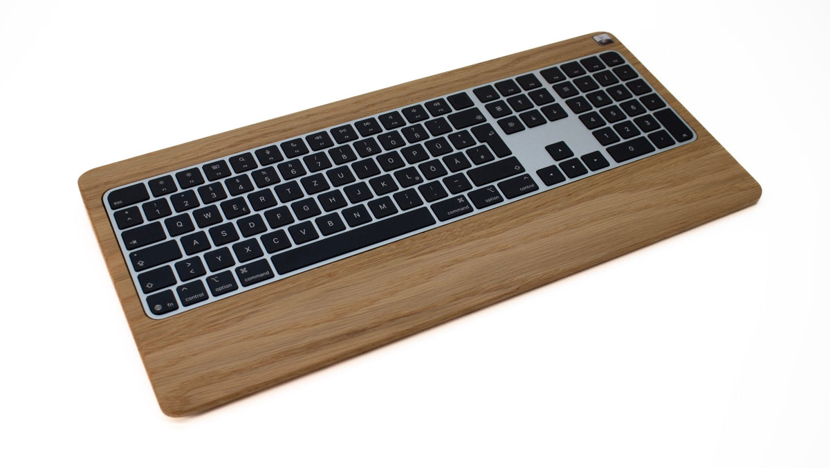 Numeric MonoTray 2021 - Halterung für Apple Magic Keyboard mit Touch ID und Ziffernblock aus Massivholz - WOODYS