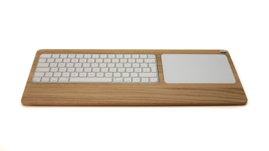 TrackpadTray 2021 aus Eichenholz - Halterung für Magic Keyboard mit Touch ID und Magic Trackpad (ab 2021) - WOODYS