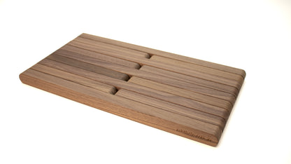 faltbarer Untersetzer aus Holz - rund - für z.B. Töpfe, Pfannen, Bräter oder Auflaufformen