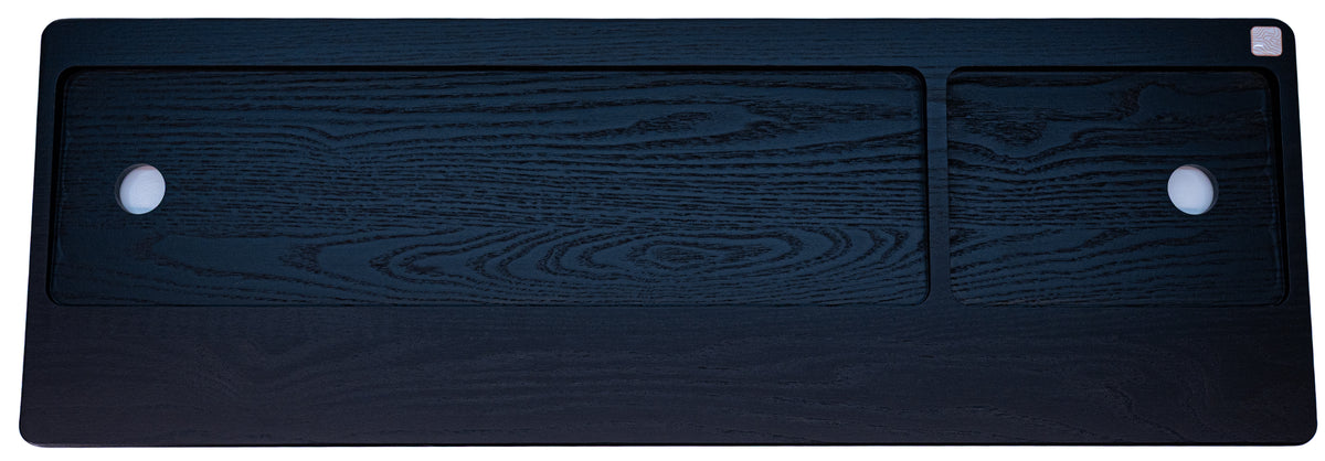 Numeric Trackpad Tray 2021 – Eschenholz Keyboard Tray | Schwarz oder Weiß lackiert | Magic Keyboard mit Touch ID und Magic Trackpad