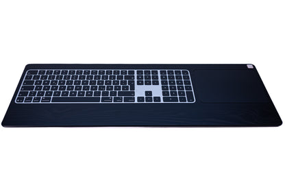 Numeric Trackpad Tray 2021 – Eschenholz Keyboard Tray | Schwarz oder Weiß lackiert | Magic Keyboard mit Touch ID und Magic Trackpad