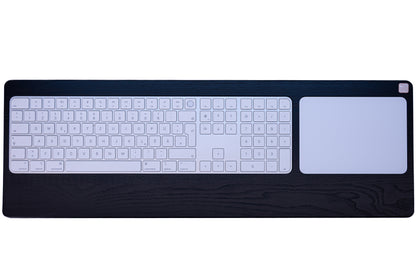Numeric Trackpad Tray 2021 – Eschenholz Keyboard Tray | Schwarz oder Weiß lackiert | Magic Keyboard mit Touch ID und Magic Trackpad