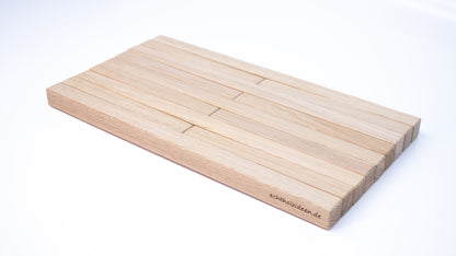 faltbarer Untersetzer aus Holz - eckig - für z.B. Töpfe, Pfannen, Bräter oder Auflaufformen