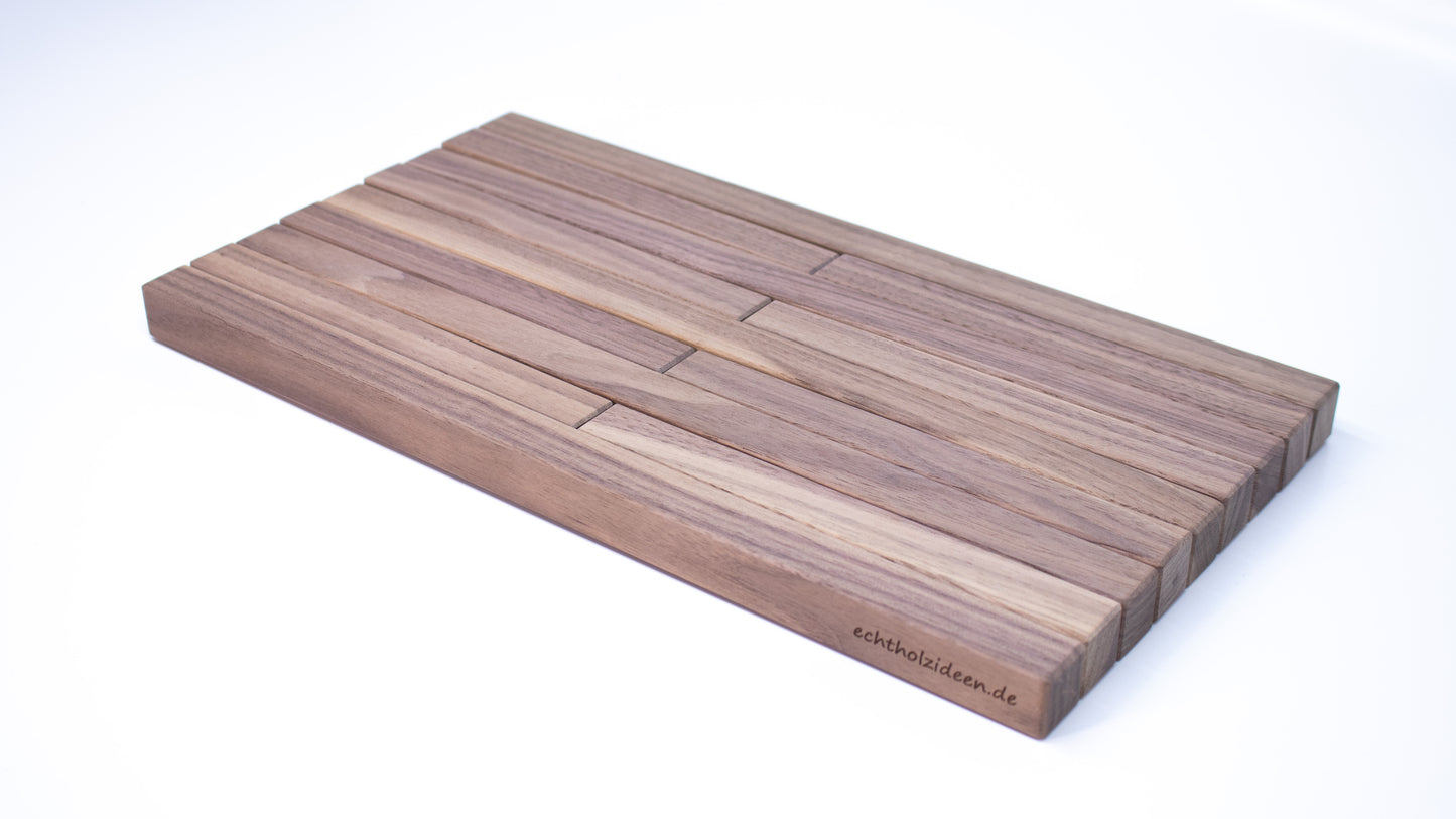 faltbarer Untersetzer aus Holz - eckig - für z.B. Töpfe, Pfannen, Bräter oder Auflaufformen