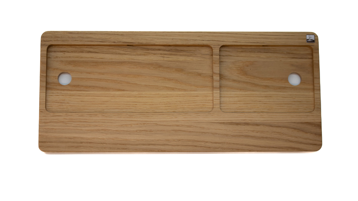 TrackpadTray 2021 aus Eichenholz - Halterung für Magic Keyboard mit Touch ID und Magic Trackpad (ab 2021)