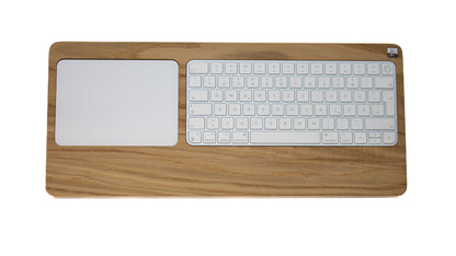 TrackpadTray 2021 aus Eichenholz - Halterung für Magic Keyboard mit Touch ID und Magic Trackpad (ab 2021)