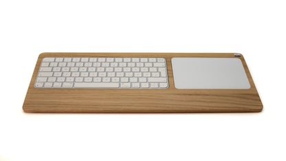 TrackpadTray 2021 aus Eichenholz - Halterung für Magic Keyboard mit Touch ID und Magic Trackpad (ab 2021)