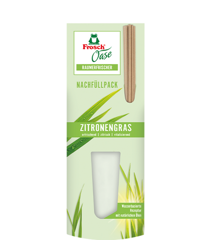 Raumduft - Vase aus Massivholz mit Glaseinsatz